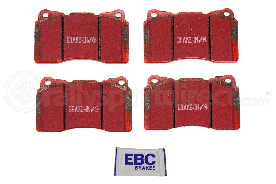Ebc Redstuff Ceramic Brake Pads - Front - 04-17 Sti, 17-21 Brz W/ Brembos, 2022+ Brz W/ Brembos 1
