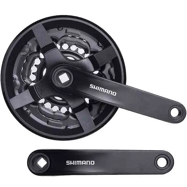 Shimano Tourney Bicycle Crankset Fc-Ty301 42-34-24 Teeth For 3X6/7/8 Speed 170Mm 1