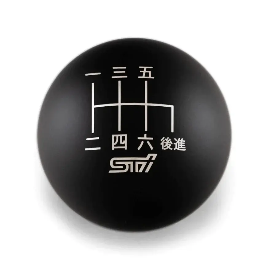 Billetworkz Weighted Shift Knob W/ 6 Speed Japanese Engraving - 2004-2021 Sti 1