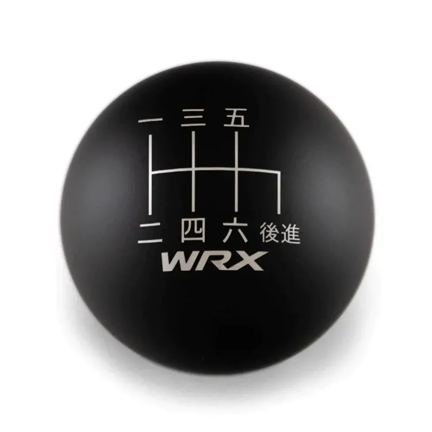 Billetworkz Weighted Shift Knob W/ 6 Speed Wrx Japanese Engraving - 2015-2021 Wrx, 2022+ Wrx 1