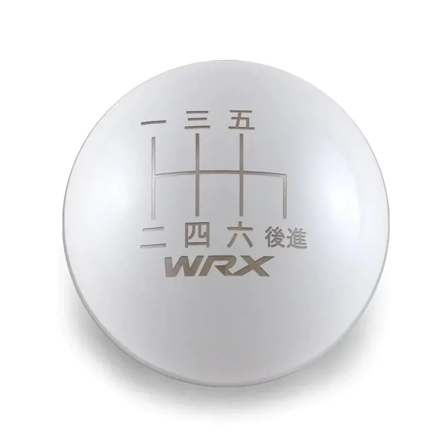 Billetworkz Weighted Shift Knob W/ 6 Speed Wrx Japanese Engraving - 2015-2021 Wrx, 2022+ Wrx 3