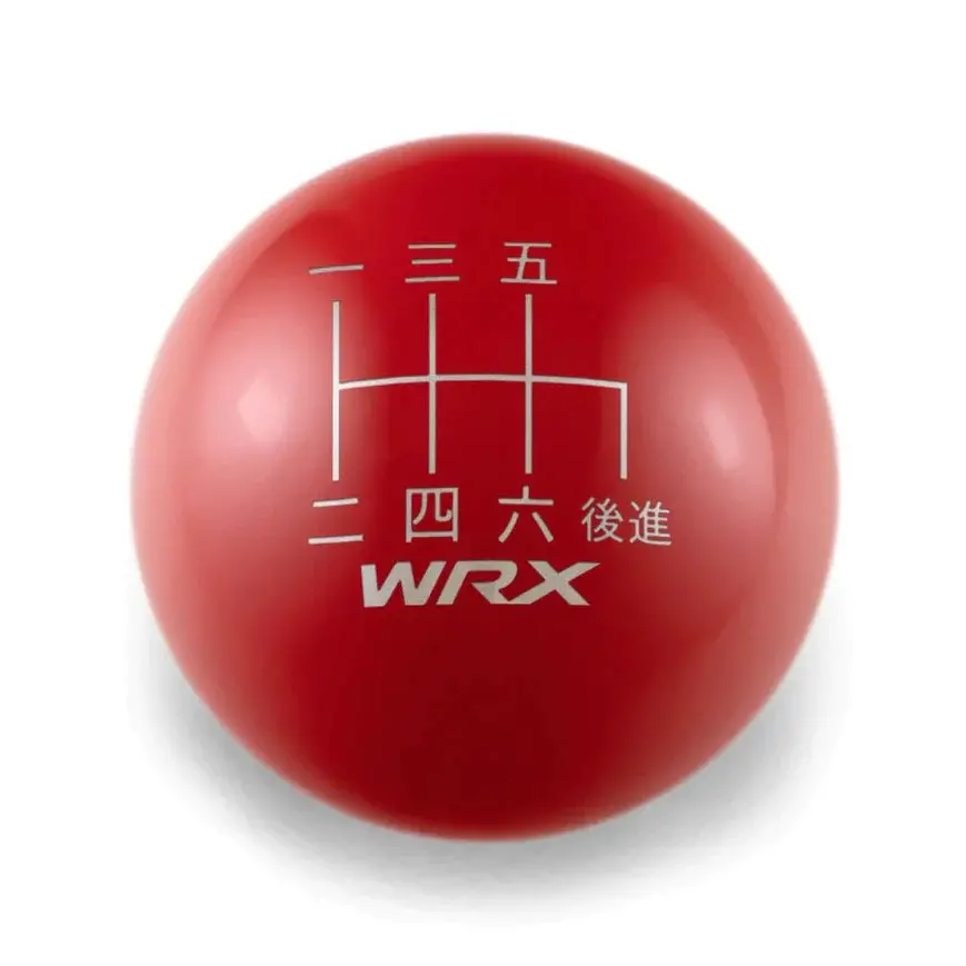 Billetworkz Weighted Shift Knob W/ 6 Speed Wrx Japanese Engraving - 2015-2021 Wrx, 2022+ Wrx 2