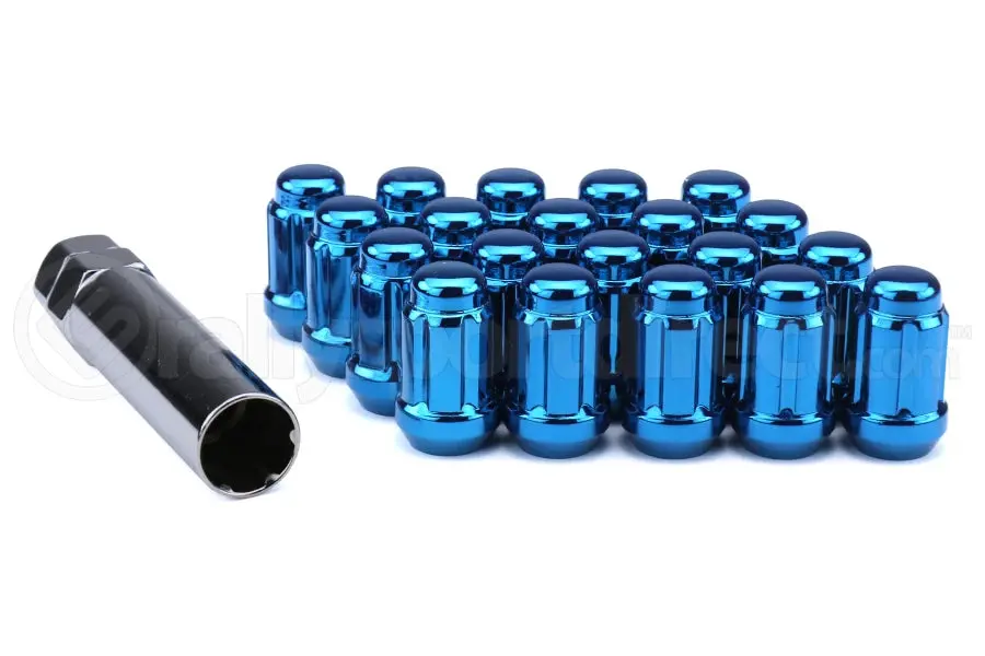 Wheel Mate Muteki Closed End Lug Nuts - Blue 12X1.25 1