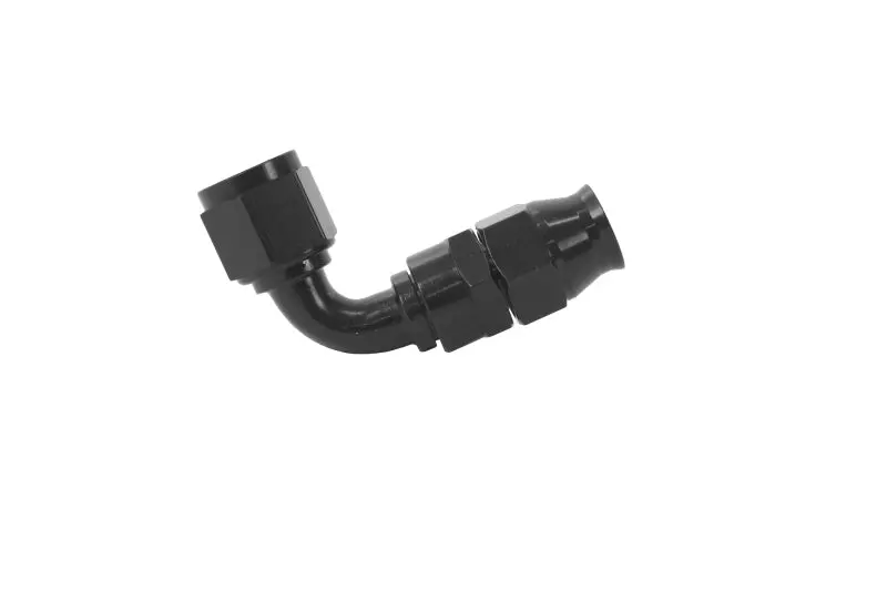 Aeromotive Ptfe Hose End - An-08 - 90 Deg - Black Anodized 1