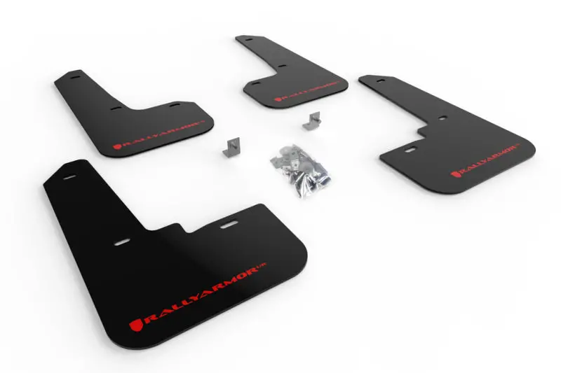 Rally Armor Black Ur Mud Flap W/ Red Logo - 2020-2025 Legacy 1