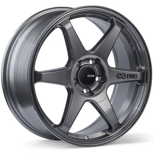 Enkei T6r 18X8 40Mm Offset 5X114.3 Bolt Pattern 72.6 Bore Gloss Gunmetal Wheel 1