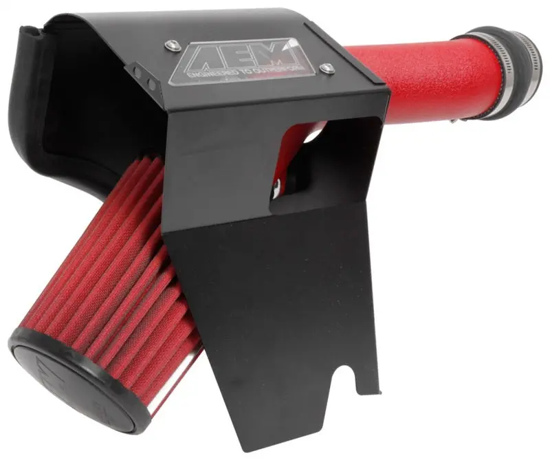 Aem Cold Air Intake System - Wrinkle Red - 2018 Sti 1