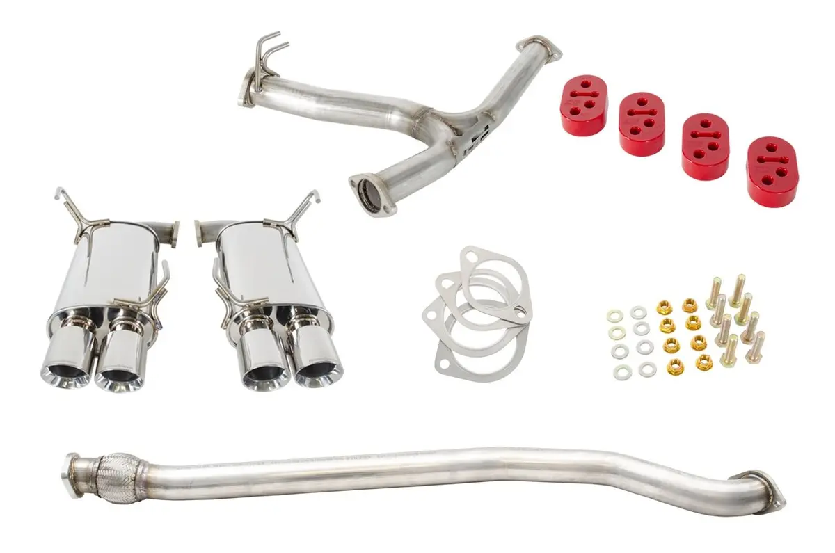 Grimmspeed Stainless Catback Exhaust System - Resonated - 11-21 Wrx Sedan, 11-21 Sti Sedan 1