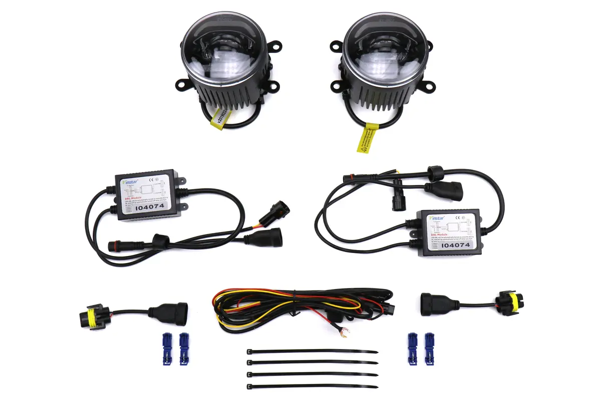 Olm Retical Style Led Fog Lights -  2015-2021 Wrx / Sti / 2013-2021 Brz 1