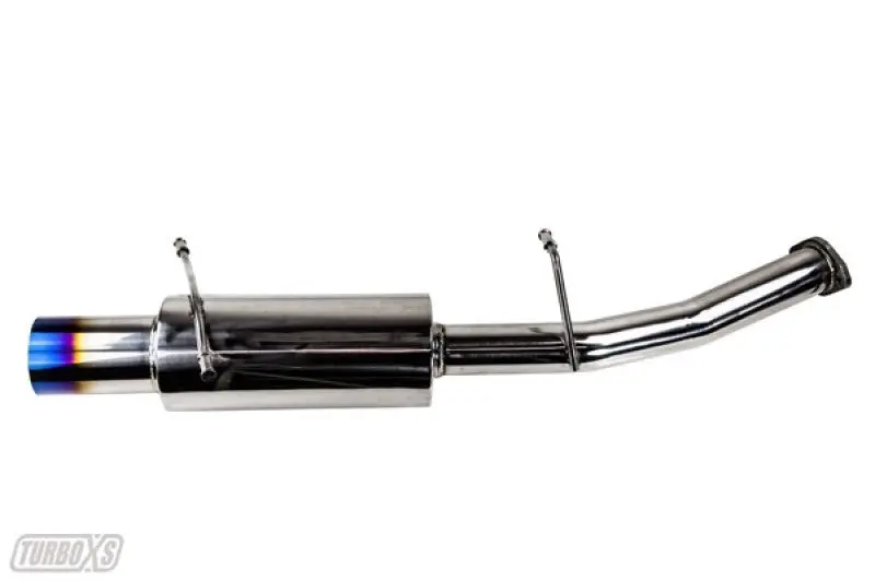 Turbo Xs Rear Muffler Assembly W/ Titanium Tip - 2002-2007 Subaru Wrx / 2004-2007 Sti 1