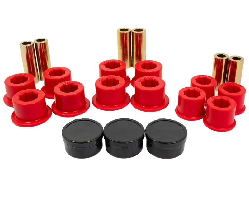 Energy Suspension 04-15 Nissan Titan Rear Spring Bushing Set - Red 1