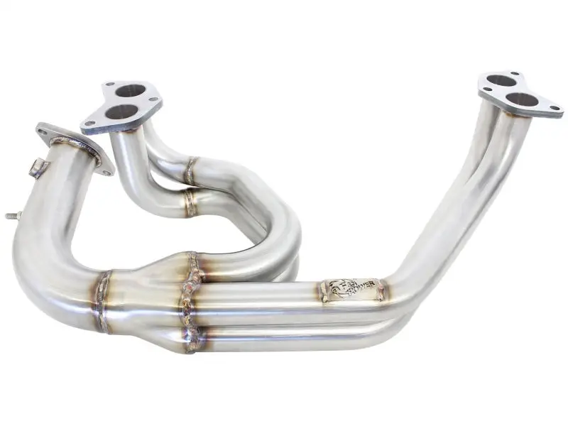 Afe Power Twisted Steel Long Tube Header - 04-21 Sti, 08-14 Wrx 1
