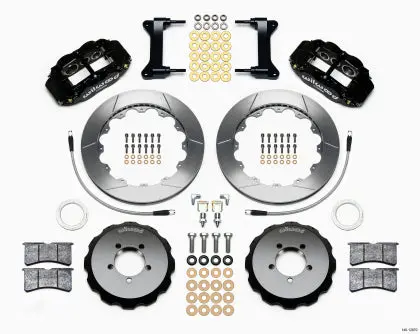 Wilwood 6R Slotted Front Big Brake Kit - Black - 13-21 Brz. 2022+ Brz 1