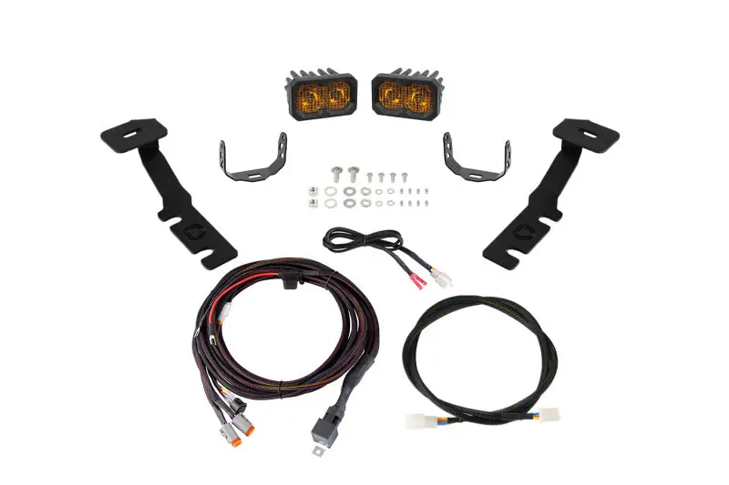 Diode Dynamics 19-25 Toyota Rav4 C2 2.0 Led Ditch Light Kit - Pro Yellow Combo 1