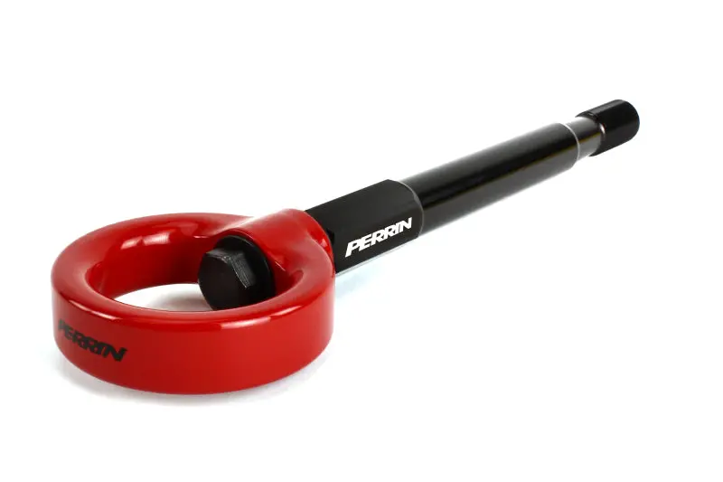 Perrin Front Tow Hook Kit - Front - Red - 13-21 Forester, 18-21 Crosstrek, 17-23 Impreza,  2022+ Wrx, 2022+ Brz 1