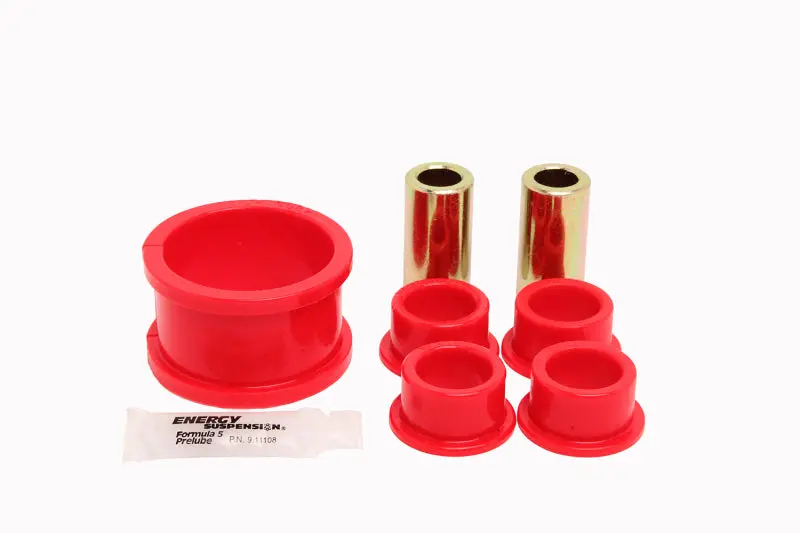 Energy Suspension 04-15 Nissan Titan Rack And Pinion Bushing Set - Red 1
