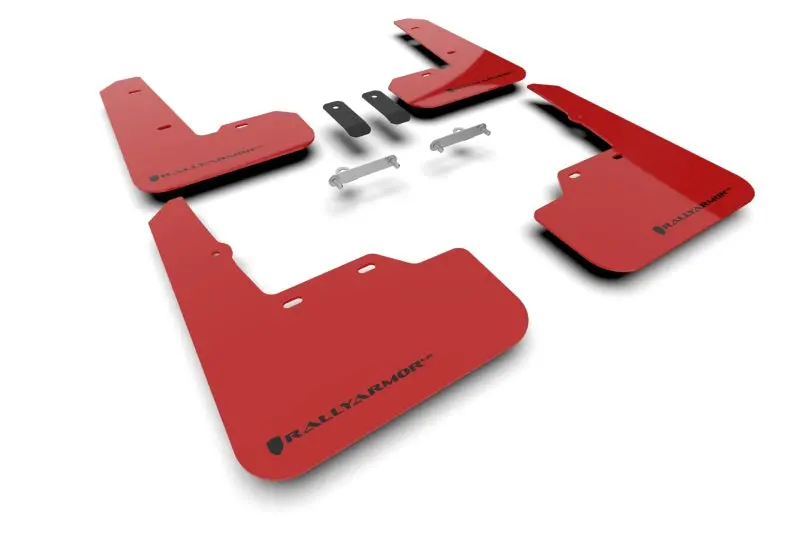 Rally Armor Red Ur Mud Flap W/ Black Logo - 2022+ Wrx 1