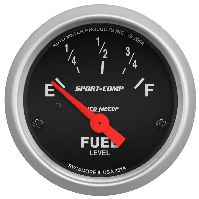 Autometer Sport Comp 52Mm Short Sweep Electronic Fuel Level Gauge 1