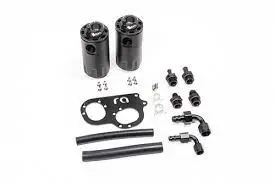Radium Engineering Dual Universal Catch Can Kit - Fluid Lock - Universal Kit (Not Direct Fit) 1