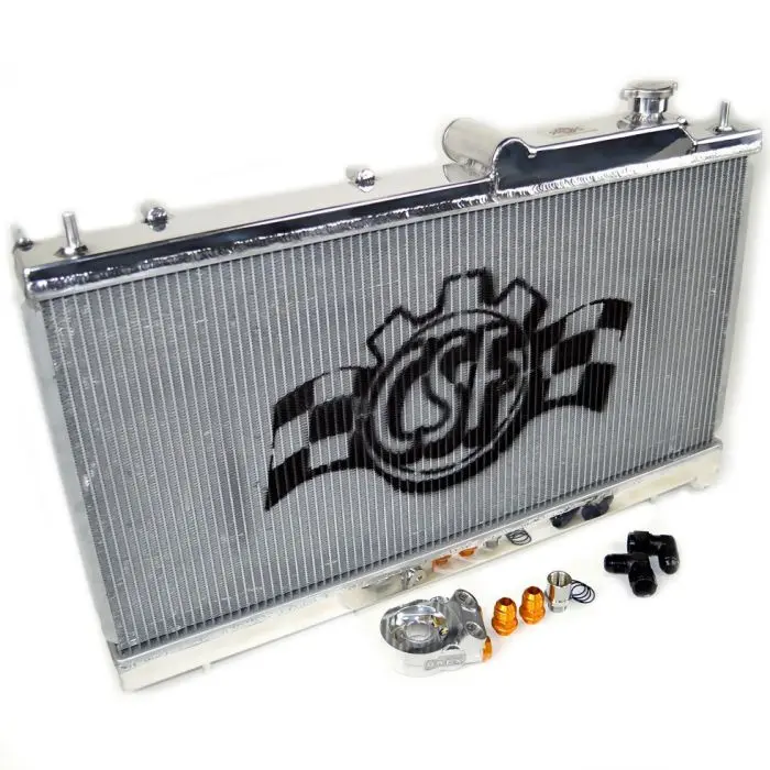 Csf Aluminum Radiator With Oil Cooler - 08-14 Wrx, 08-21 Sti, 05-09 Lgt, 05-09 Obxt 1