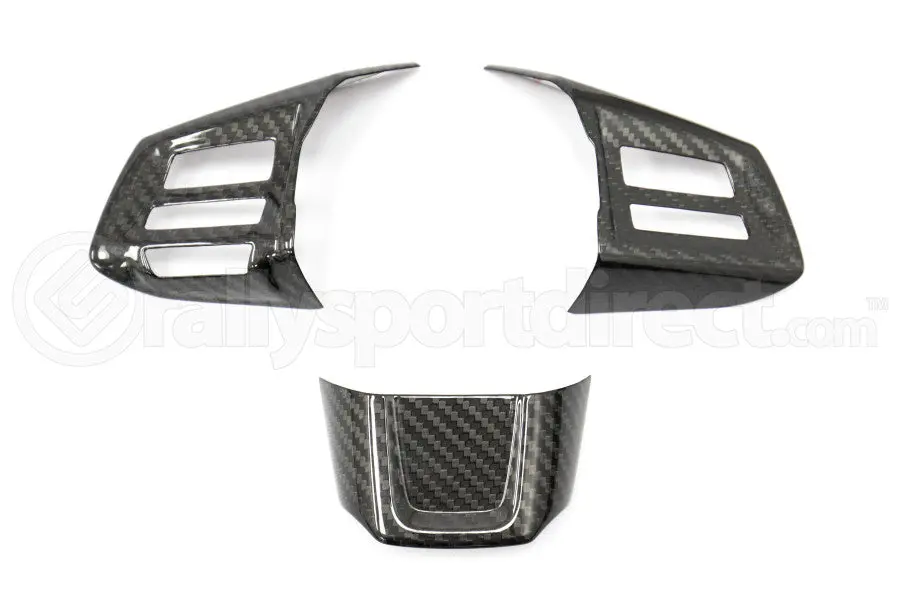 Olm S-Line Carbon Fiber Steering Wheel Covers - 2015 Wrx, 2015 Sti 1