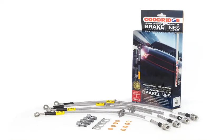 Goodridge G-Stop Stainless Steel Brake Lines Front/Rear - Subaru Sti 2015-2017 1