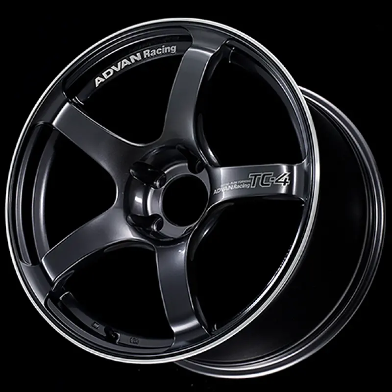 Advan Tc4 18X8.5 +38 5X114.3 Racing Gunmetallic And Ring Wheel 1