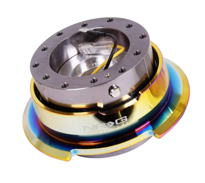 Nrg Quick Release Gen 2.8 - Gun Metal Body / Neochrome Ring 1