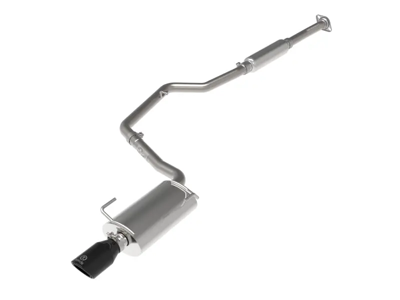 Afe Power Takeda 2.5In 304Ss Cb Exhaust W/ Black Tips - 12-16 Impreza Sedan Only 1