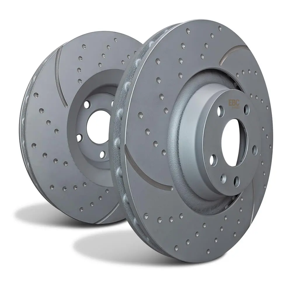 Ebc 3Gd Series Sport Drilled And Slotted Rotor - Front - 08-17 Sti 1