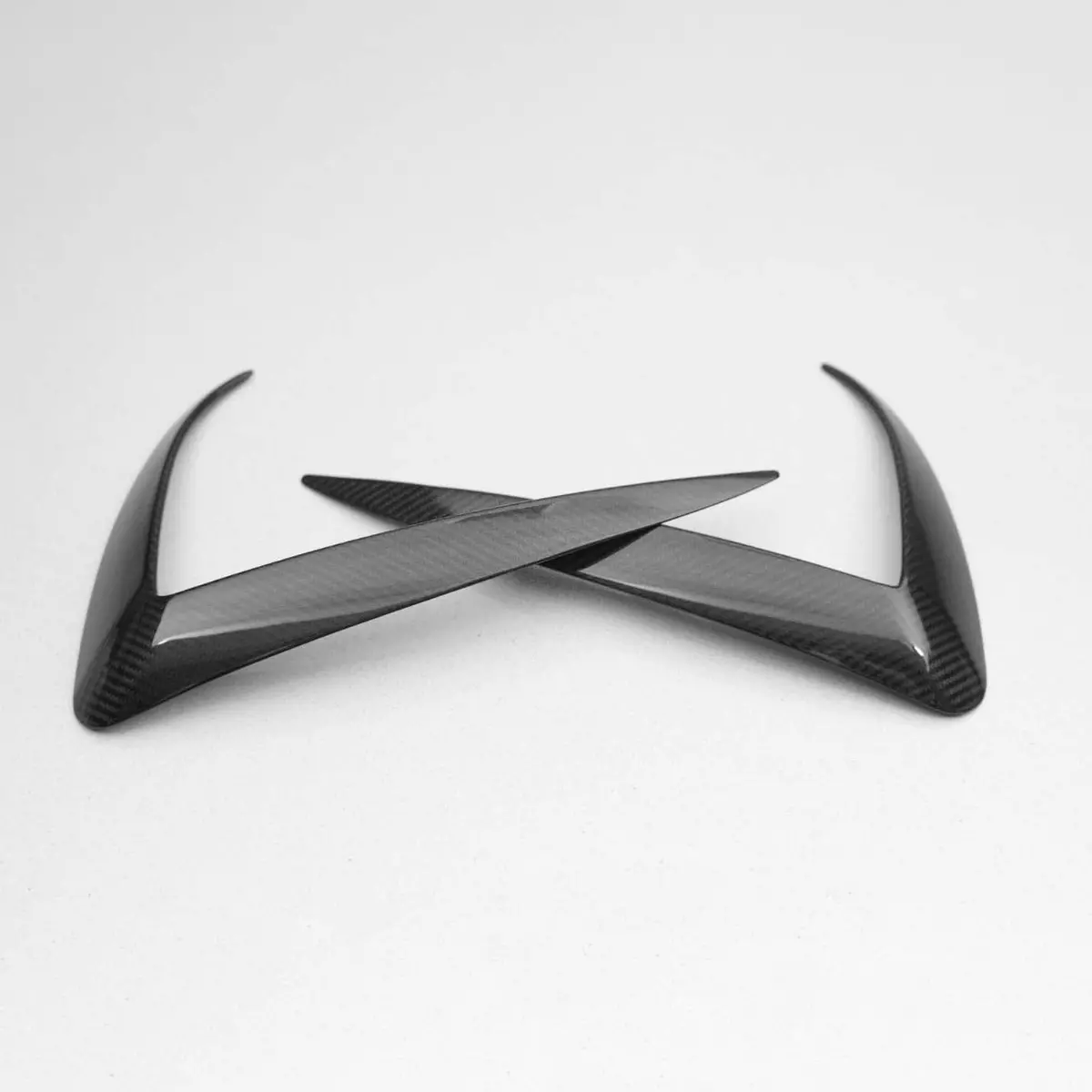 Tesla Model 3 Carbon Fiber Foglight Eyelid - Palenon Performance 1