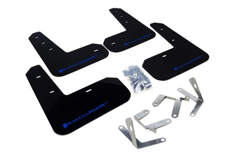 Rally Armor Ur Black Mud Flap W/ Blue Logo - 2013-2021 Brz 1