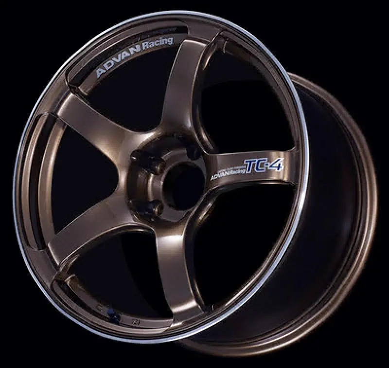 Advan Tc4 17X9.0 +45 5X114.3 Umber Bronze Metallic & Ring Wheel 1