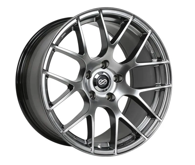 Enkei Raijin 18X8.5 50Mm Offset 5X114.3 Bolt Pattern 72.6 Bore Diameter Hyper Silver Wheel 1