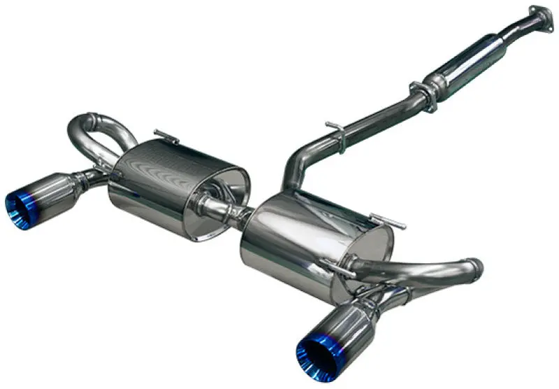 Hks Legamax Sports S-Tail Catback Exhaust W/ Burnt Tips - 2013-2021 Brz 1