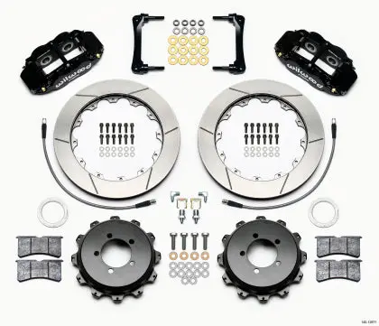 Wilwood 4R Slotted Rear Big Brake Kit- Black - 13-21 Brz, 2022+ Brz 1