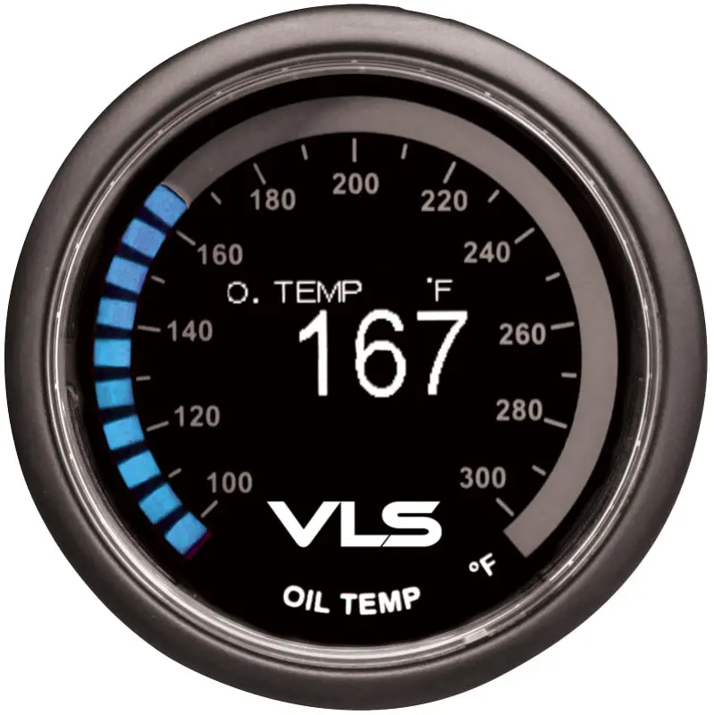 Revel Vls 52Mm 100-300 Deg F Digital Oled Oil Temperature Gauge 1