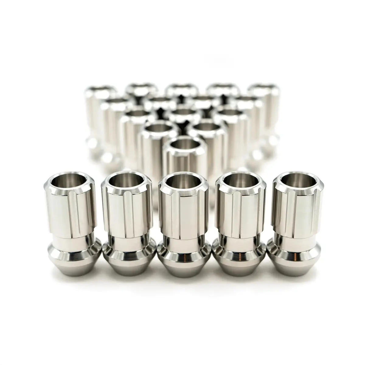Billetworkz Titanium Lug Nuts - Brushed - 12X1.25Mm 1