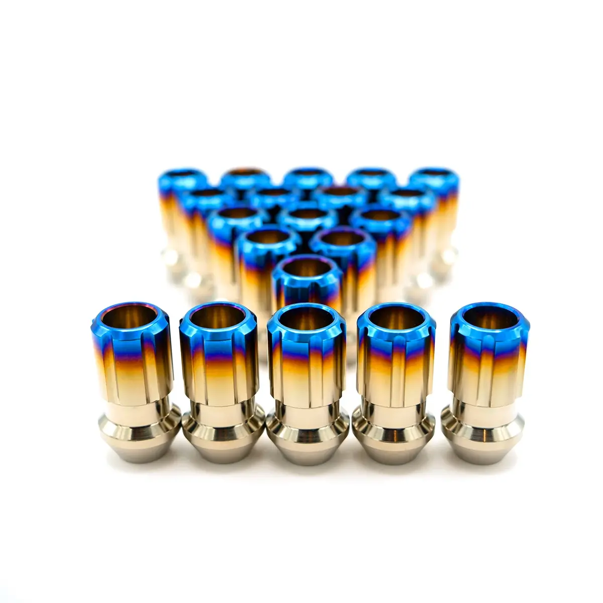 Billetworkz Titanium Lug Nuts - Torched - 12X1.25Mm 1
