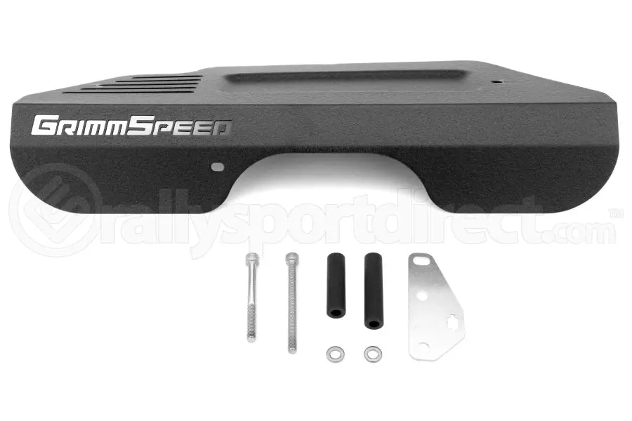Grimmspeed Pulley Cover W/ Tool Tray - Textured Black - 13-21 Brz 1