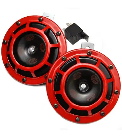 Hella Supertone Horn Kit - Red 1