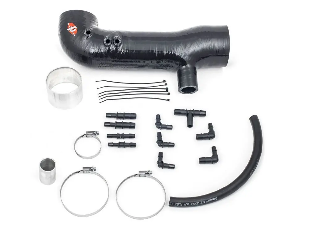 Forced Performance 84Mm Turbo Inlet Hose - Black - 2002-2007 Wrx, 2004-2021 Sti, 2004-2008 Forester Xt 1