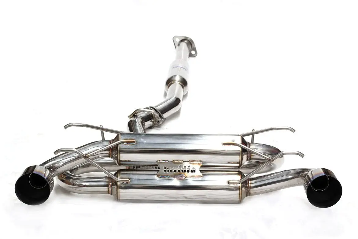 Invidia Gemini R400 Dual Titanium Tip Exhaust - 13-21 Brz, 2022+ Brz 2