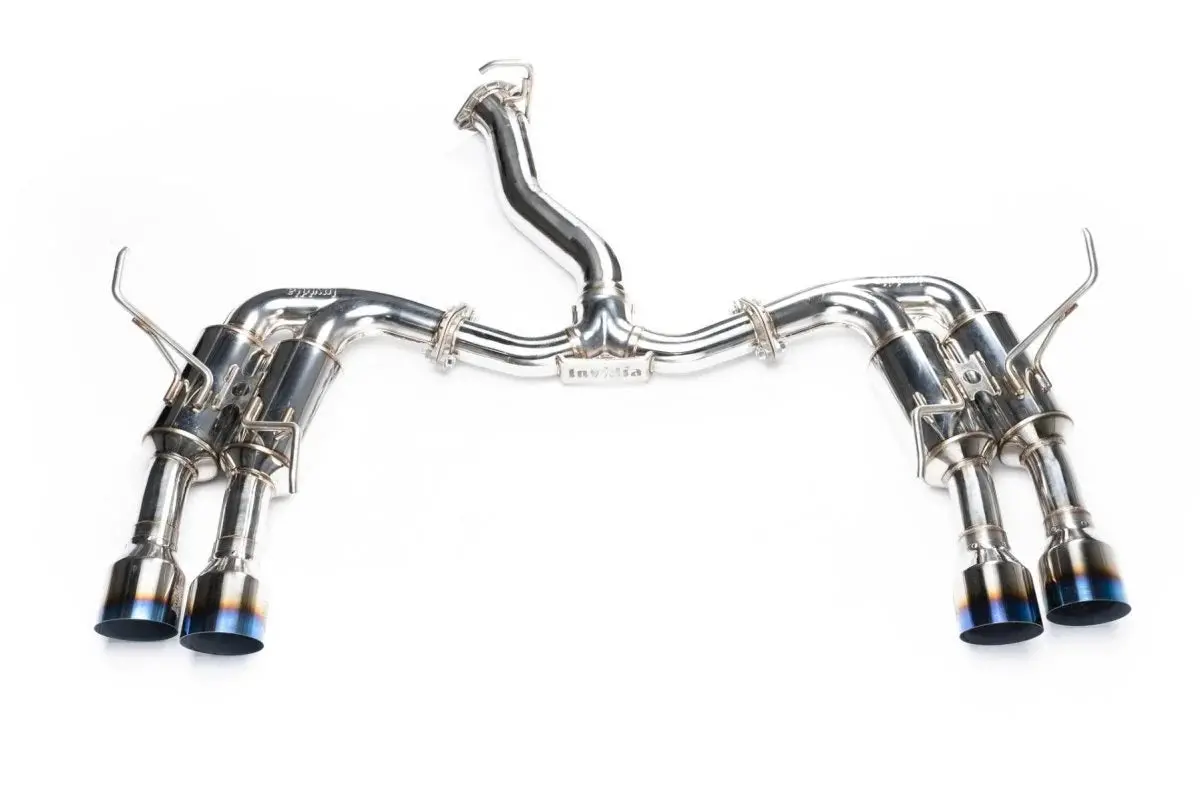Invidia Gemini R400 Stainless Steel Catback Exhaust W/ Titanium Quad Tips - 2022+ Wrx 2