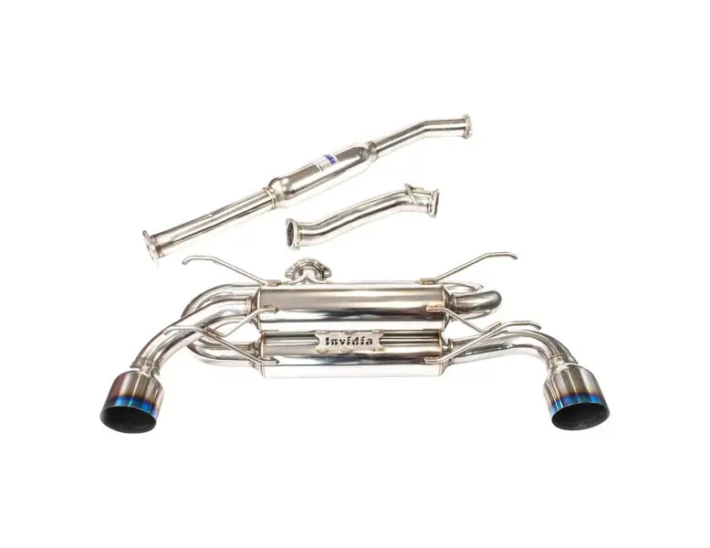 Invidia Gemini R400 Dual Titanium Tip Exhaust - 13-21 Brz, 2022+ Brz 1