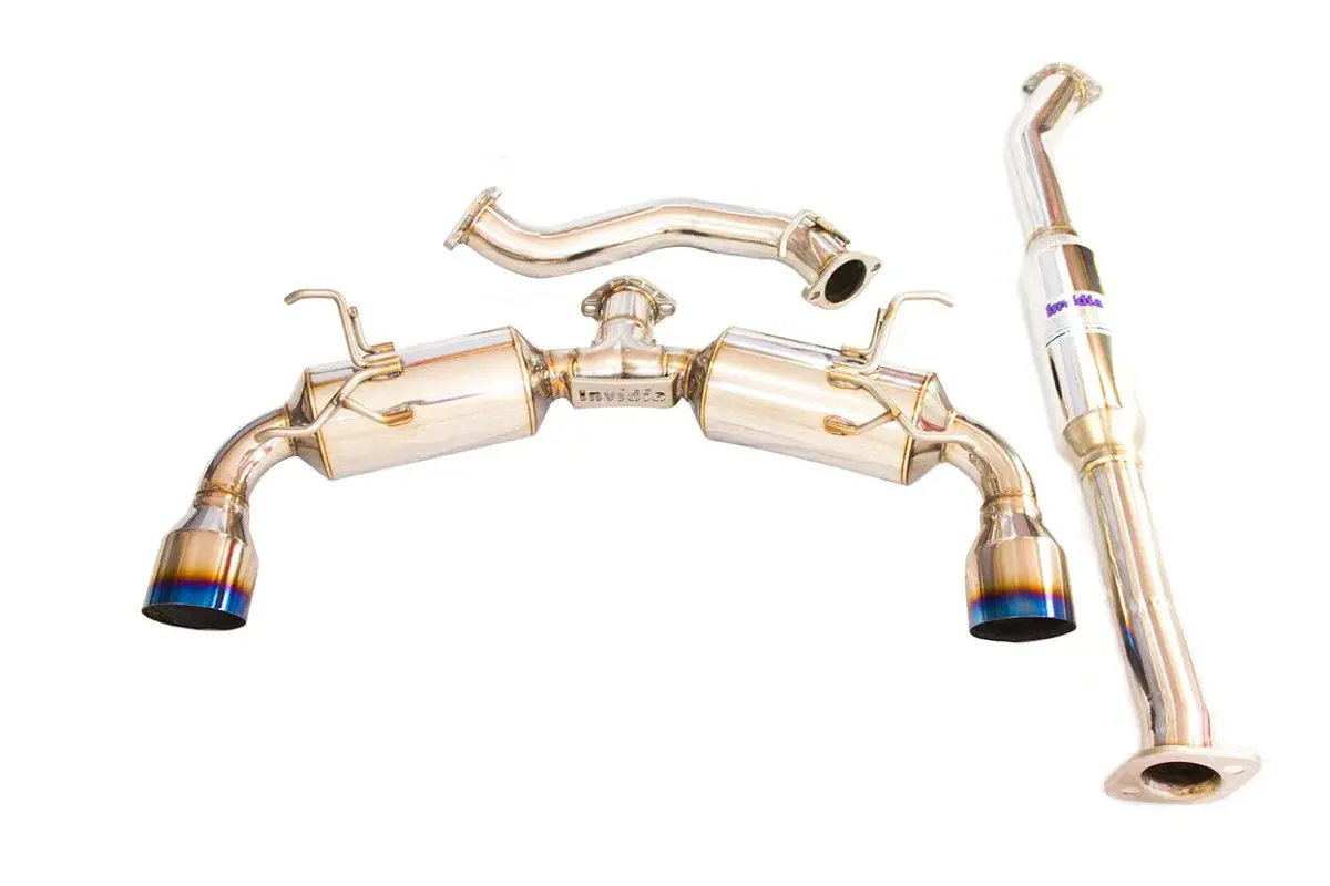Invidia N2 Dual Burnt Titanium Tip Exhaust - 2013-2021 Brz, 2022+ Brz 1