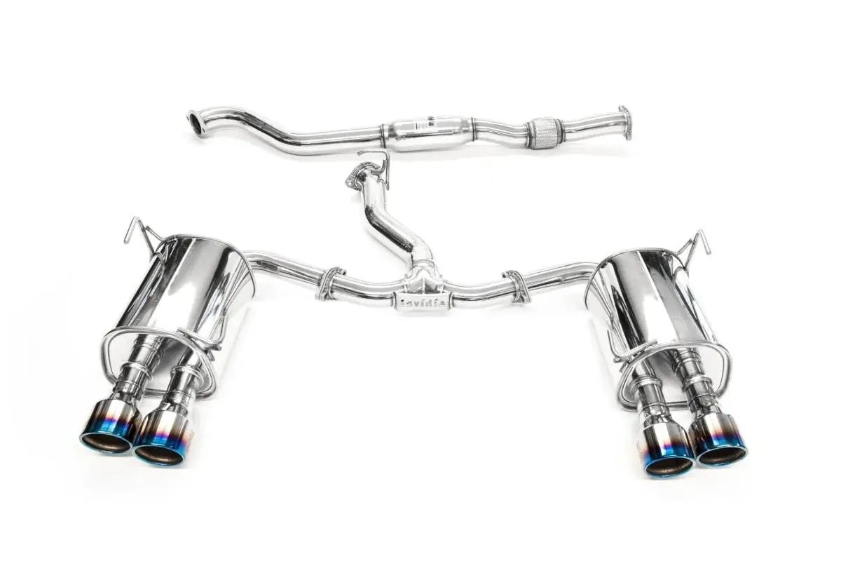 Invidia Q300 Cat Back Exhaust W/ Double Wall Titanium Tips - 15-21 Sti, 15-21 Wrx 1