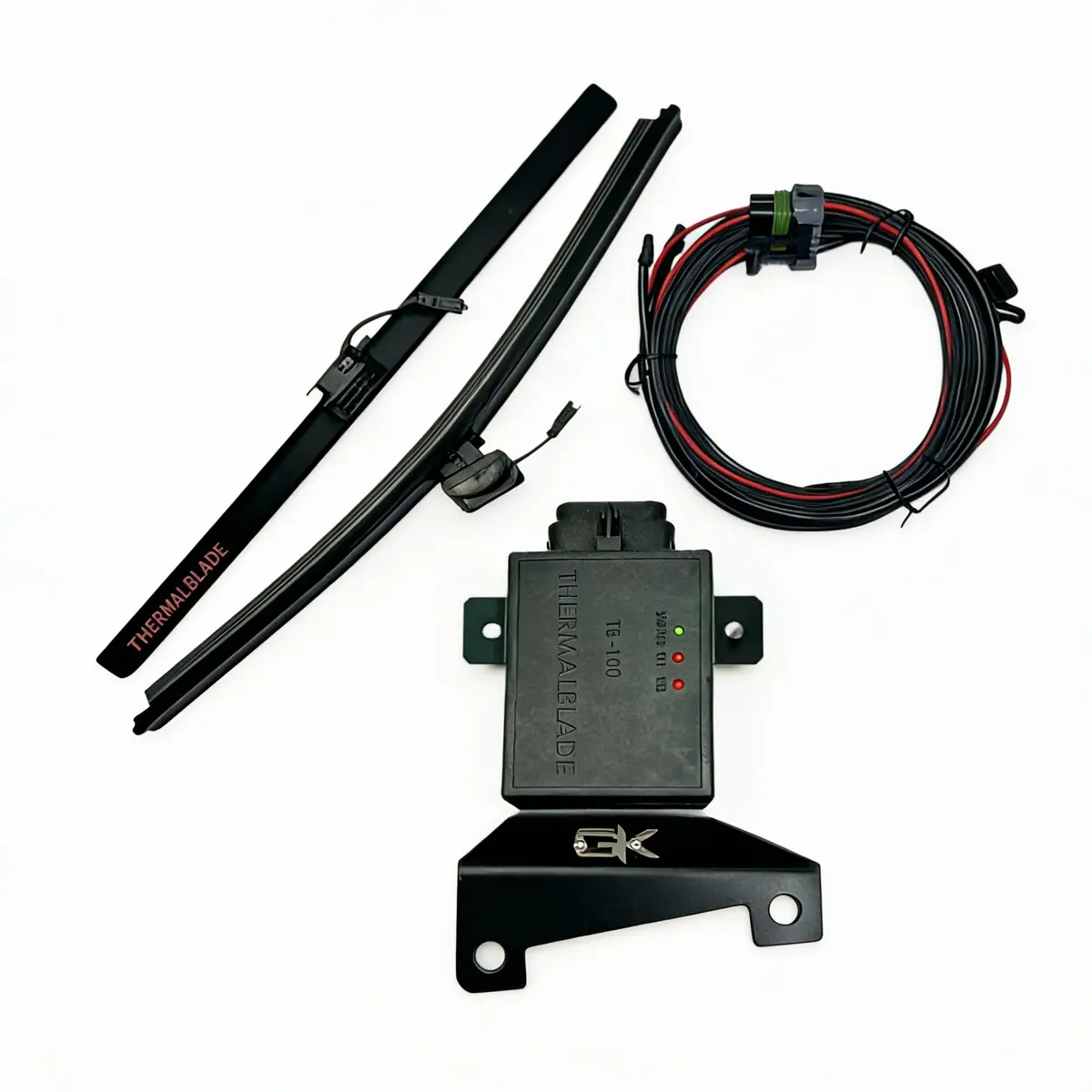 Heated Wiper Blades Kit For Jeep Jk Wrangler By Gatekeeper Off-Road 1