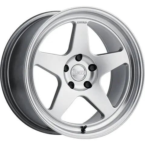 Kansei K12h Knp 18X9.5In / 5X114.3 Bp / 22Mm Offset / 73.1Mm Bore - Hyper Silver Wheel 1