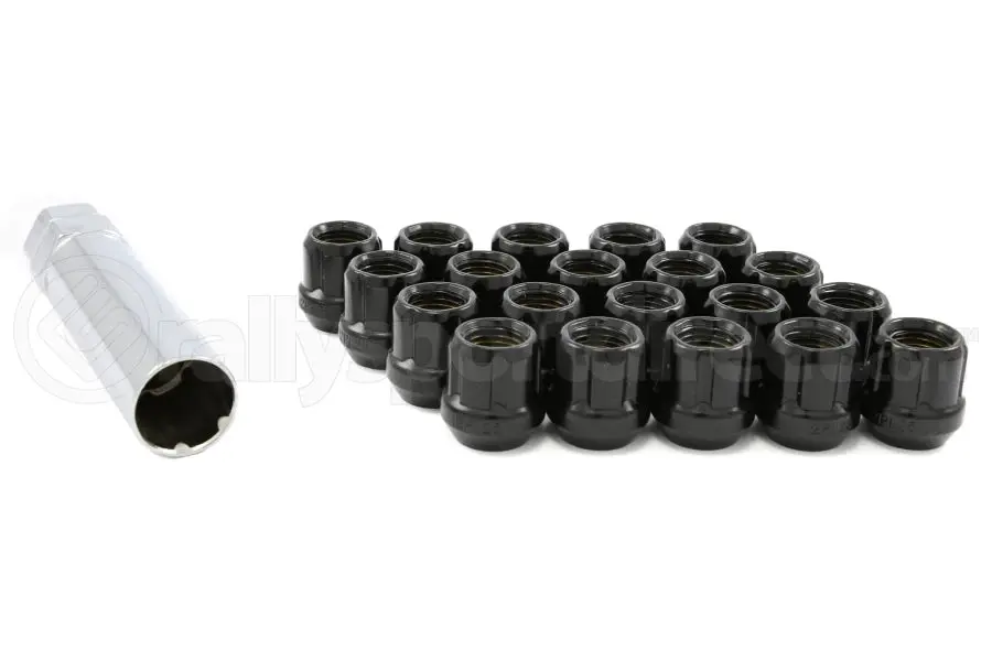 Wheel Mate Muteki Open End Lug Nuts - Deep Black 12X1.25 1